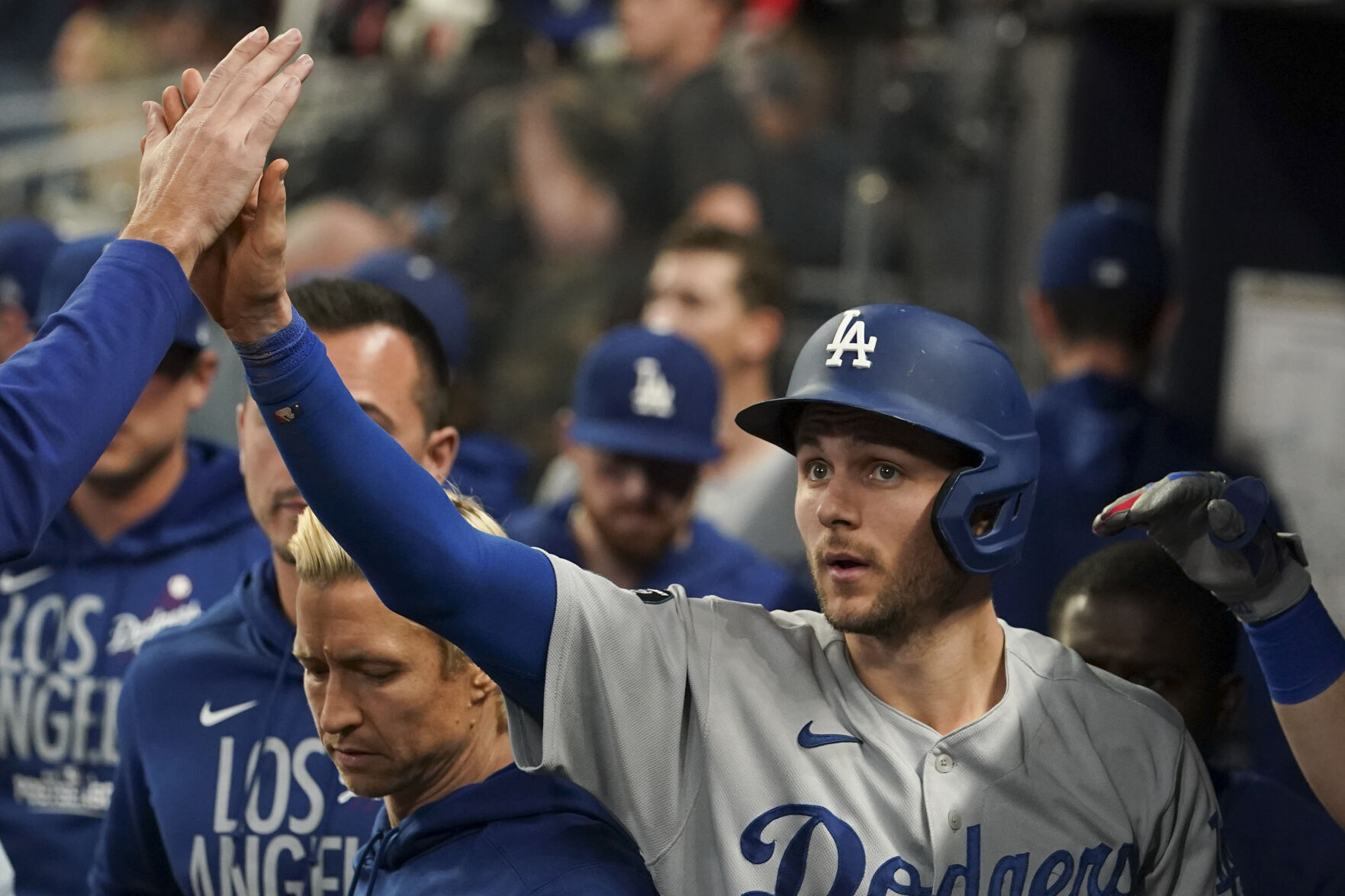 NLCS Dodgers Braves Baseball